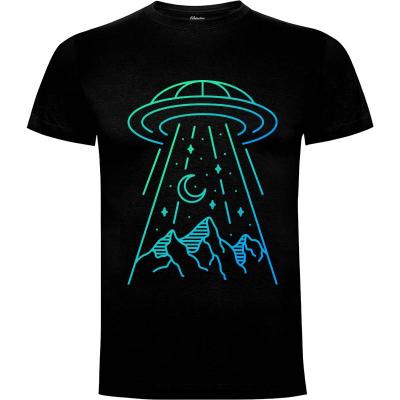 Camiseta Aventura alienígena - Camisetas Retro