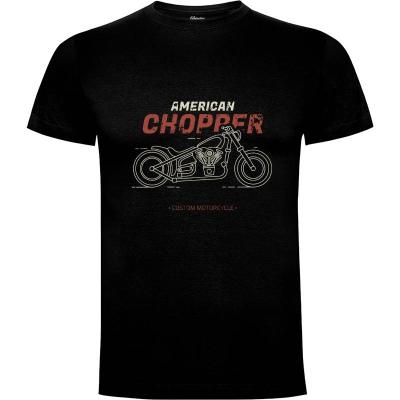 Camiseta Chopper americano - Camisetas Vektorkita