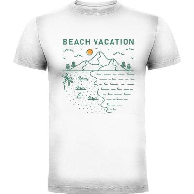 Camiseta Vacaciones en la playa - Camisetas Naturaleza