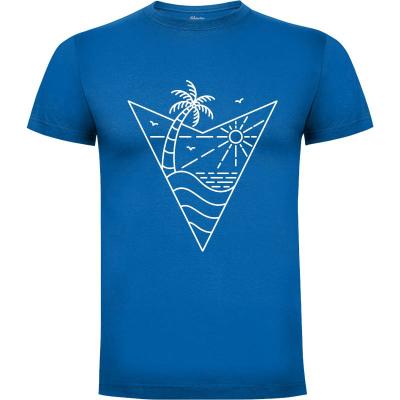 Camiseta vibraciones de playa 1 - Camisetas Vektorkita