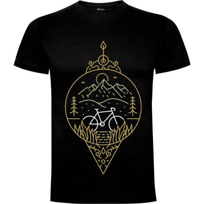 Camiseta Bicicleta a la naturaleza 1 - Camisetas Vektorkita