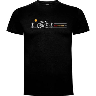 Camiseta aventura en bicicleta 2 - Camisetas Naturaleza