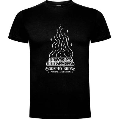 Camiseta Nacido para quemar - Camisetas Top Ventas