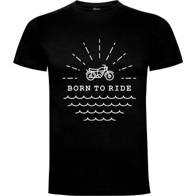 Camiseta Nacido para montar - Camisetas Top Ventas