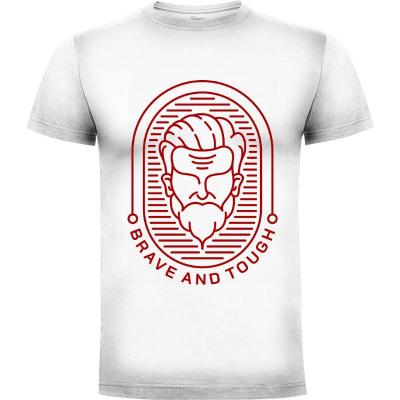 Camiseta Valiente y duro - Camisetas Vektorkita