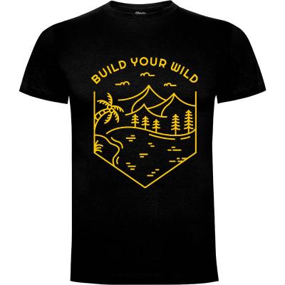 Camiseta Construye tu salvaje - Camisetas Naturaleza