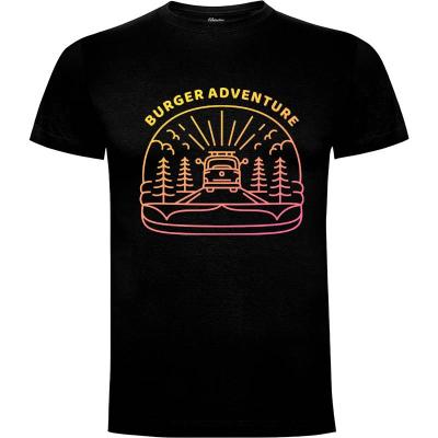 Camiseta Aventura de hamburguesas - Camisetas Vektorkita