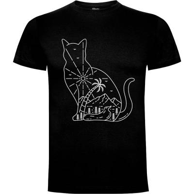 Camiseta gato 3 - Camisetas Cute