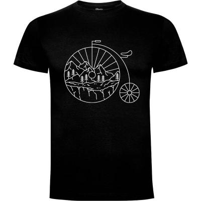 Camiseta Aventura en bicicleta clásica - Camisetas Retro