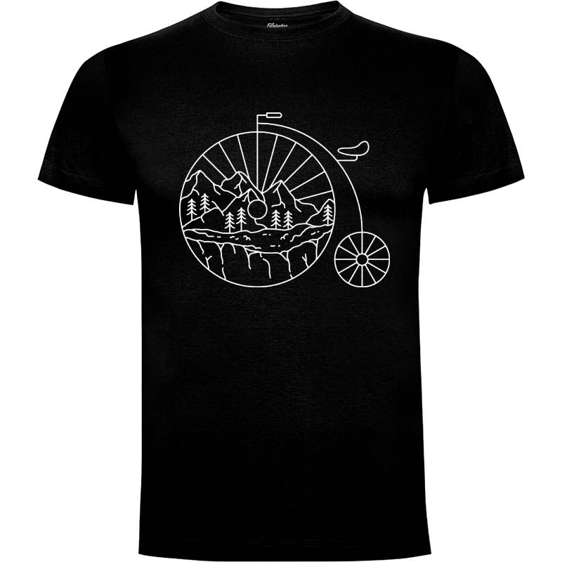 Camiseta Aventura en bicicleta clásica
