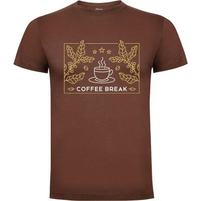 Camiseta pausa para el café 1 - Camisetas Vektorkita