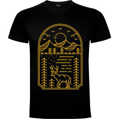 Camiseta Ciervo El Explorador - Camisetas Verano