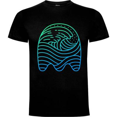Camiseta fantasma de las olas