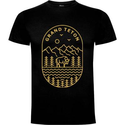 Camiseta Gran Tetón - Camisetas Vektorkita