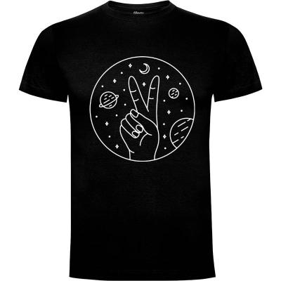 Camiseta Mano en el espacio 2 - Camisetas Top Ventas