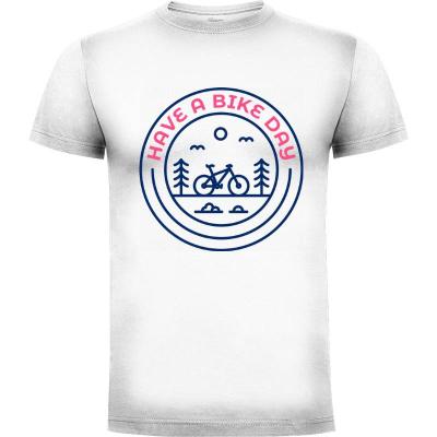 Camiseta Tener un día de bicicleta - Camisetas Vektorkita