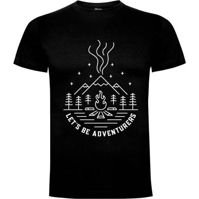 Camiseta Seamos aventureros - Camisetas Vektorkita