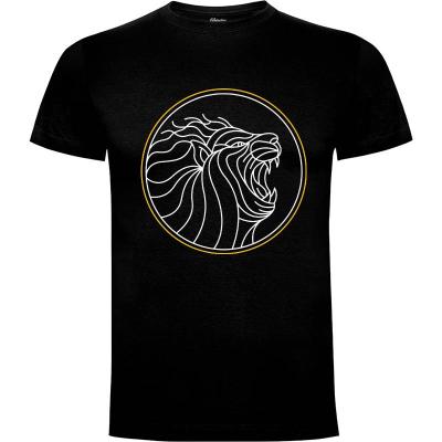 Camiseta Rugido de leon - Camisetas Naturaleza