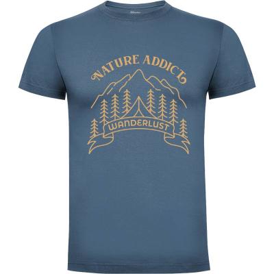 Camiseta Adicto a la naturaleza 1 - Camisetas Vektorkita