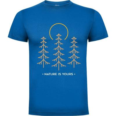 Camiseta La naturaleza es tuya 2 - Camisetas Vektorkita