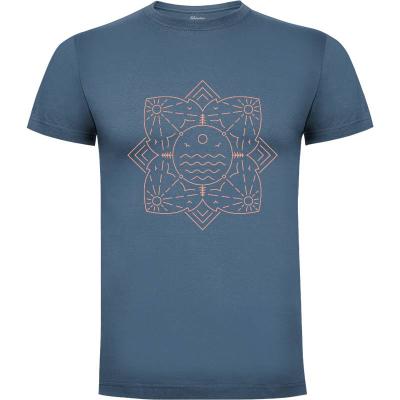 Camiseta Naturaleza Mandala 2 - Camisetas Vektorkita