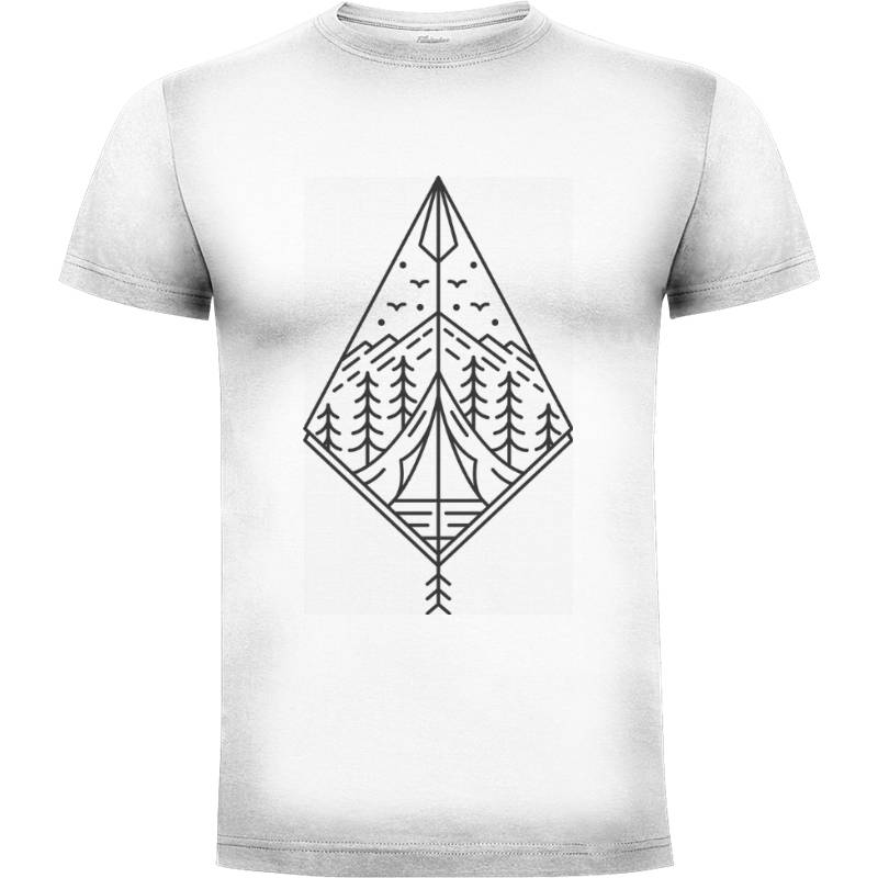 Camiseta al aire libre geométrico 2