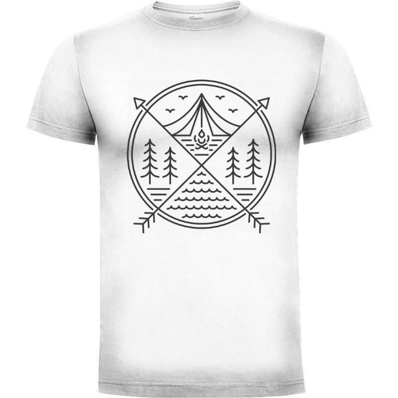 Camiseta al aire libre geométrico 3