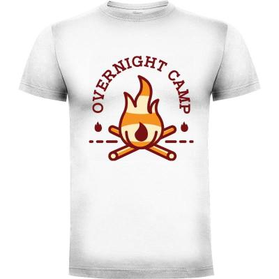 Camiseta Campamento nocturno - Camisetas Vektorkita