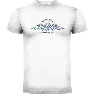 Camiseta línea de búho - Camisetas Vektorkita