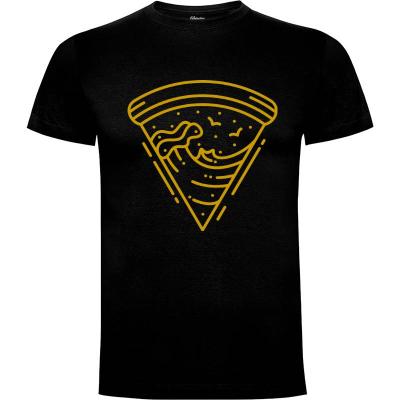 Camiseta Olas de pizza - Camisetas Vektorkita