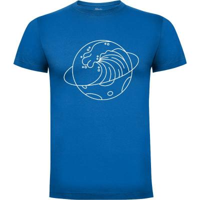 Camiseta planeta surf - Camisetas Vektorkita