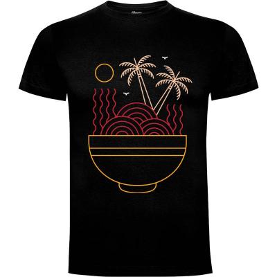 Camiseta isla ramen - Camisetas Top Ventas