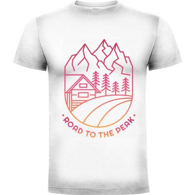 Camiseta camino al pico - Camisetas Vektorkita