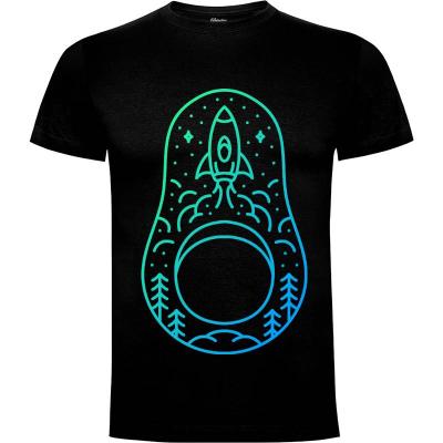 Camiseta aguacate espacial - Camisetas Vektorkita