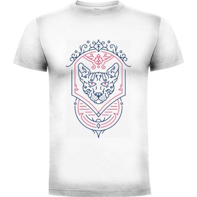 Camiseta Adorno Decorativo Gato Sphynx 1 - Camisetas Retro