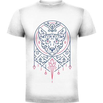 Camiseta Adorno Decorativo Gato Sphynx 2 - Camisetas Retro