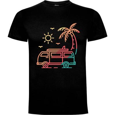 Camiseta Viajes de verano - Camisetas Vektorkita