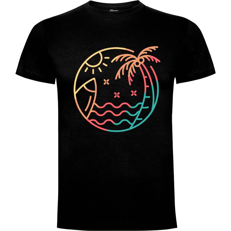Camiseta Surfear hacia el verano