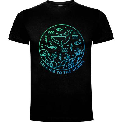 Camiseta Llevame al océano - Camisetas Top Ventas