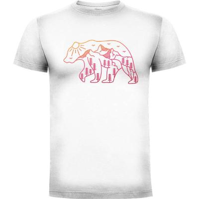 Camiseta El oso aventurero - Camisetas Vektorkita