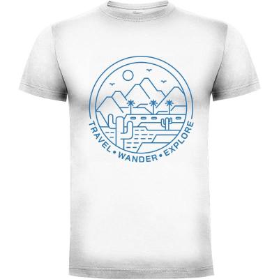 Camiseta Viajar Pasear Explorar 1 - Camisetas Vektorkita