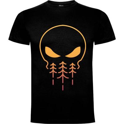 Camiseta Castigador de cráneo de árbol - Camisetas Vektorkita