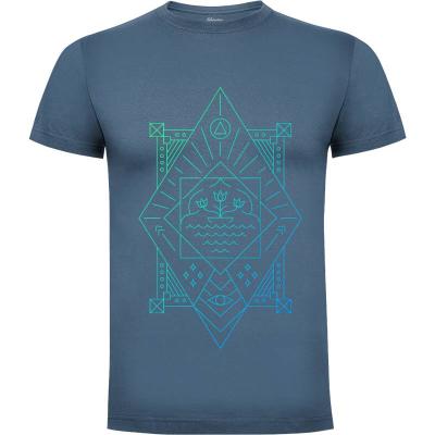 Camiseta Resumen geométrico tropical 2 - Camisetas Vektorkita