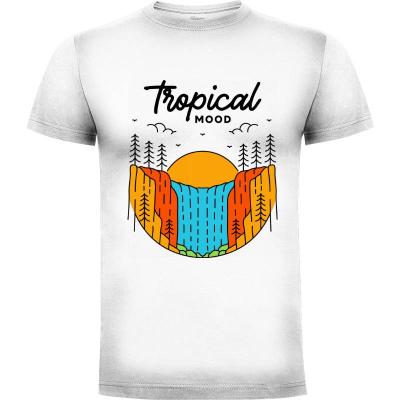 Camiseta Estado de ánimo tropical 1 - Camisetas Vektorkita
