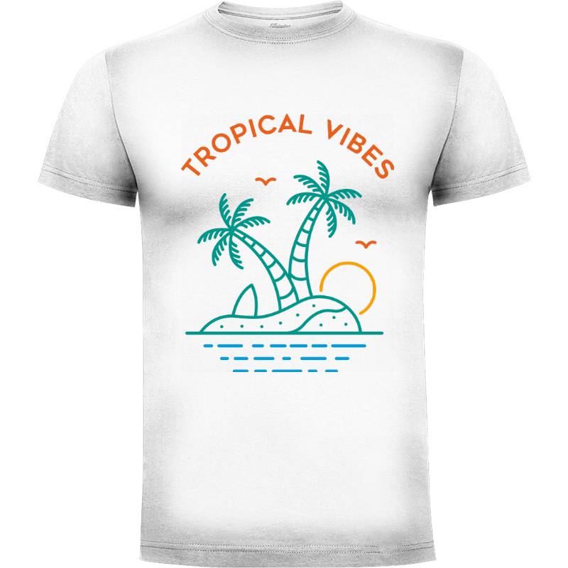 Camiseta vibraciones tropicales 1