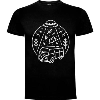 Camiseta Viaje por carretera con ovnis - Camisetas Vektorkita