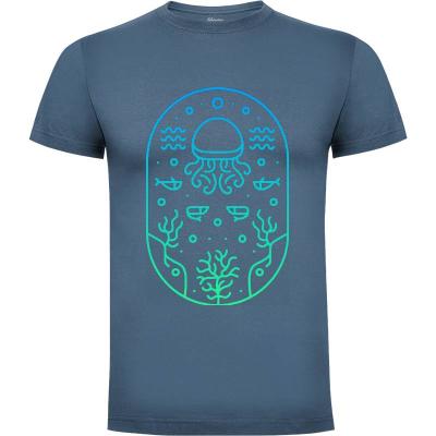 Camiseta bajo el mar - Camisetas Naturaleza
