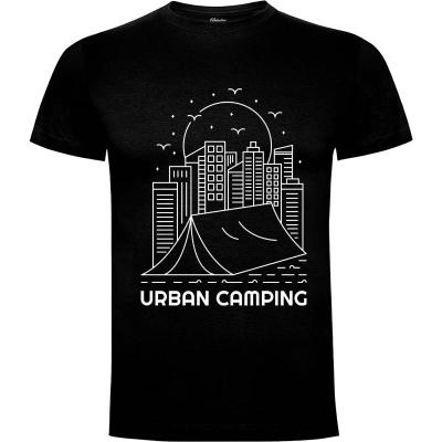 Camiseta Camping Urbano - Camisetas Chulas