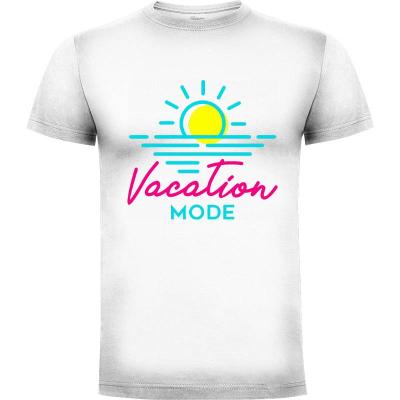 Camiseta Modo vacaciones - Camisetas Vektorkita