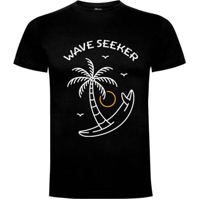 Camiseta Buscador de olas 1 - Camisetas Vektorkita